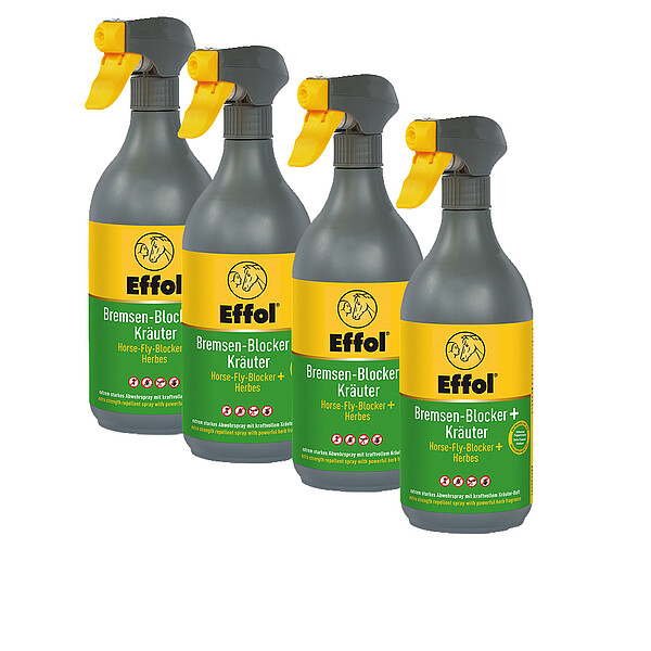 4 x Effol Bremsen-Blocker+ Kräuter 750ml 