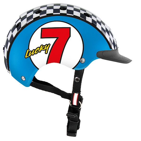 Casco Mini 2 Lucky 7 S blau  