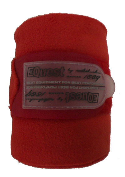 Equest Fleecebandagen Alpha rot  