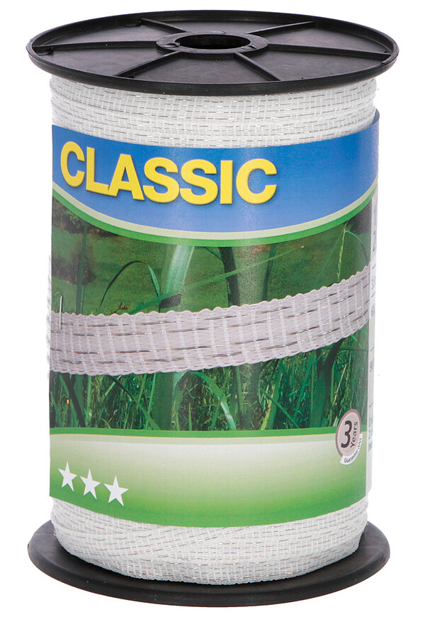 Classic Weidezaunband 200mx10mm  