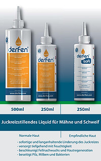 Derfen Liquid 500 ml, Juckreizstillend  