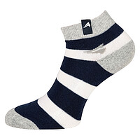 Baumwollsocken streifen Poly kurz 